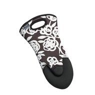 BUILT NY Sizzler Neoprene Oven Mitt, Plum Dot N4