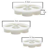 Kobwa(TM) Cake Jelly Candy Marzipan Fondant Torte Kuchen Baking Mold Set (White, Set of 33 Pcs) with Kobwa's Keyring N2