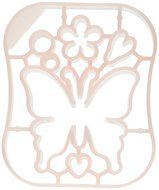Clover Applique Mold, Rose Design N4