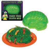 Zombie Brain Life Size Gelatin Jello Mold