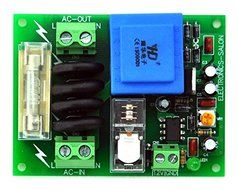 Electronics-Salon 115Vac Mains Power ON Delay Soft-start Protection Module, with 12 Vdc Regulator. N4