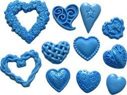First Impressions Molds Silicone Mould - Hearts - 30 cavities