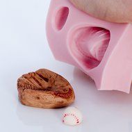 Baseball glove and ball Silicone Mold Food Safe Fondant, Chocolate, Candy, Resin, Polymer Clay, Jewelry, Craft...