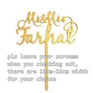Personalized with YOUR First Names Design, Wedding Cake Topper, Wooden Cake Topper,Mr and Mrs cake topper Unique... N2