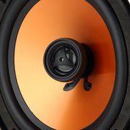 Micca M-6S 6.5 Inch 2-Way In-Wall Speaker with Pivoting 1" Silk Dome Tweeter (Each, White) N5
