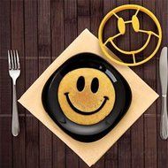 Omelette Mold 1Pcs Silicone Smile Egg Mold Diy Breakfast Egg Mold Smile Face Shape Pancake Ring Egg Tool N2