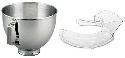 KitchenAid K45; K45SS Mixing Bowl With Handle and Pouring Shield K45SBWH"
