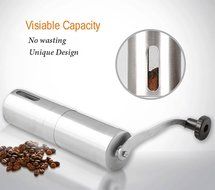 Kitchen Premium Ceramic Coffee Bean Grinder - Ceramic Burr Manual Grinder- Premium Quality Stainless Steel&#65293;Portable... N9
