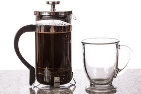 BOJE French Press Coffee Maker - Cafetiere - FREE Replacement Glass With Warranty - Stainless Steel and Durable... N5