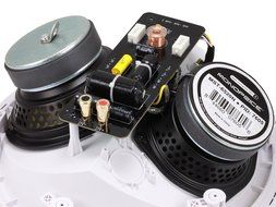 Monoprice 107605 Dual Woofer Micro Flange In-Ceiling Speakers (Pair) N4
