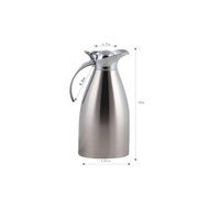 KAMLE 68 oz Thermal /Cold Coffee Milk Carafe Vacuum Insulated Stainless Steel Quality Thermal Pitcher, Beverage... N4