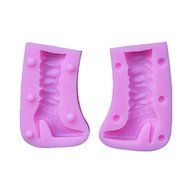 Y&amp;XL&amp;H Boots Fondant Cake Chocolate Resin Clay Candy Silicone Mold,L7.3mW5cmH2.8cm N3