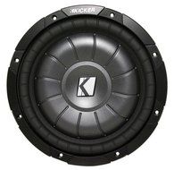 Package: Kicker 10CVT10-4 Ohm 800 Watt Shallow Mount Car Subwoofer + Rockville RSST10 Single 10" Shallow Mount... N4