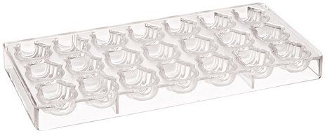 Fat Daddio&#039;s Snowman Polycarbonate Candy Mold 21-Piece Tray