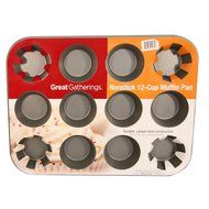Great Gatherings ES06173 Nonstick 12-Cup Muffin Pan