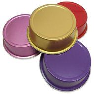 Set of 24, MYStar 3-3/4" Round Shape Non-stick Aluminum Cups, Tarlet Pans, Mini Pie Tins with Lids and Spoons...