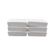 Om Joy Collection Shallow Rectangular Creme Brulee Mini- Ramekins (1 oz each): Set of 6- Oven Safe &amp; Stackable... N5