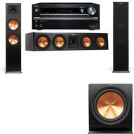 Klipsch RP-280F Tower Speakers-3.1-Onkyo TX-NR838