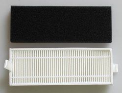 Replacement HEPA Filter&amp;Filter Pulp for Ecovacs Deebot DT85 DM81 DT83Vacuum Cleaner