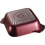 Tramontina Limited Editions Lyon Covered Square Roaster, 6-Quart, Garnet N2