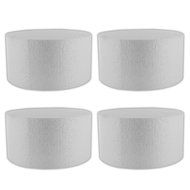 Cake Dummy Round, 8 x 4 Inches, 4 Count by GSA