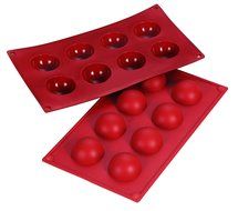 Fat Daddio's Silicone Bakeware Half Sphere, 1 Ounce