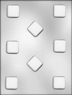 CK Products 1-1/4" Square Petit Four Choc Mold