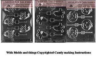 Halloween Chocolate Candy Mold Spooky Ghost Lolly Chocolate Candy Mold, Boo Ghost lolly chocolate candy mold,... N2