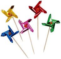 Frilly Cocktail Toothpicks, Assorted 1000ct N3