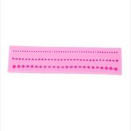 uxcell Pearl String Beads Silicone Mold Cake Decorating Fondant Baking Mould Tool