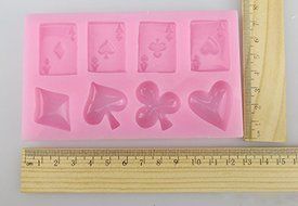 Anyana Poker A Silicone Fondant Mold Cake Decorating Pastry Gum Pastry Tool Kitchen Tool Sugar Paste Baking Mould...