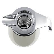Emsa Vacuum Jug "Bell" Qt 33.81 fl. oz., Cream/White Metallic N4
