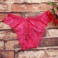 Underpants ，Beautyvan Comfortable 2016 New lingerie Red Women Butterfly Back Lace Underwear Lady Hot (Beige) N22