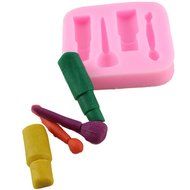 Mujiang Silicone Fondant Makeup Molds Cake Decorating Tools Lipstick Candy Mold