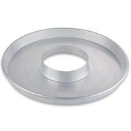 American Metalcraft DCPP16 16" Standard Weight Aluminum Double Crust Pizza Pan with 6" Center Hole
