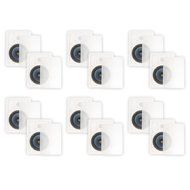 Blue Octave LW62 In Wall 6.5&quot; Speakers Home Theater Surround Sound 2-Way 6 Pair Pack N5