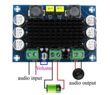 Qianson DC 12V-24V TPA3116 D2 100W Mono Channel Digital Audio Power Amplifier Board car N2