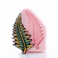 Fern Leaf Flexible Silicone Mold, Fondant, Candy, Chocolate, Food Safe, Polymer Clay, Resin Mold, Epoxy and so... N4