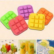 Y&amp;XL&amp;H Silicone Cake Mold Square Ice Tray Moulds Chocolate Mould Cake Decorating Baking Tools(Random Color) N3