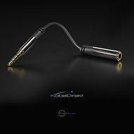 KabelDirekt (0,5 ft) Y Adapter ( 1 x 3.5mm female to 2 x RCA male) - PRO Series N2