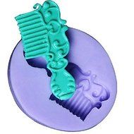 Y&amp;XL&amp;H Comb Shaped Baking Fondant Cake Chocolate Candy Mold,L4.5cmW3.8cmH0.8cm