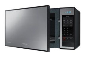 Samsung Counter Top Microwave, 1.1 Cubic Feet, Black with Mirror Finish N3