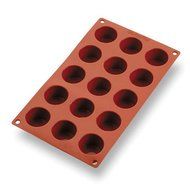 Matfer Bourgeat Gastro Flex Mini Muffin Mold, Red
