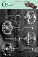 Cybrtrayd S075 Basketball and Net Lolly Chocolate Candy Mold with Exclusive Cybrtrayd Copyrighted Chocolate Molding...