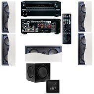 Klipsch R-2502-W II In-Wall Speaker (LCR) 5.1 Onkyo TX-NR636 7.2 Channel Network A/V
