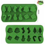 L.Store (R) Xmas Deco Silicone Mold Christmas Tree Snowman Santa Claus FDA Silicone Chocolate Cake Mold, Christmas... N3