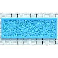 Y&amp;XL&amp;H Lace Fondant Cake Chocolate Resin Clay Candy Silicone Mold Mat,L17.8cmW6.5cmH0.4cm N2