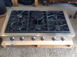 Dacor Epicure ESG486SCPLPH 48" High Altitude Liquid Propane Gas Cooktop With Instant Re-ignition Continuous Grates...
