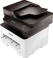 Samsung - SL-M2875DW Black-and-White All-In-One Printer - Gray