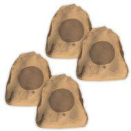 Acoustic Audio B4RS Sandstone Rock Speakers 2 Pair Pack Outdoor Weatherproof